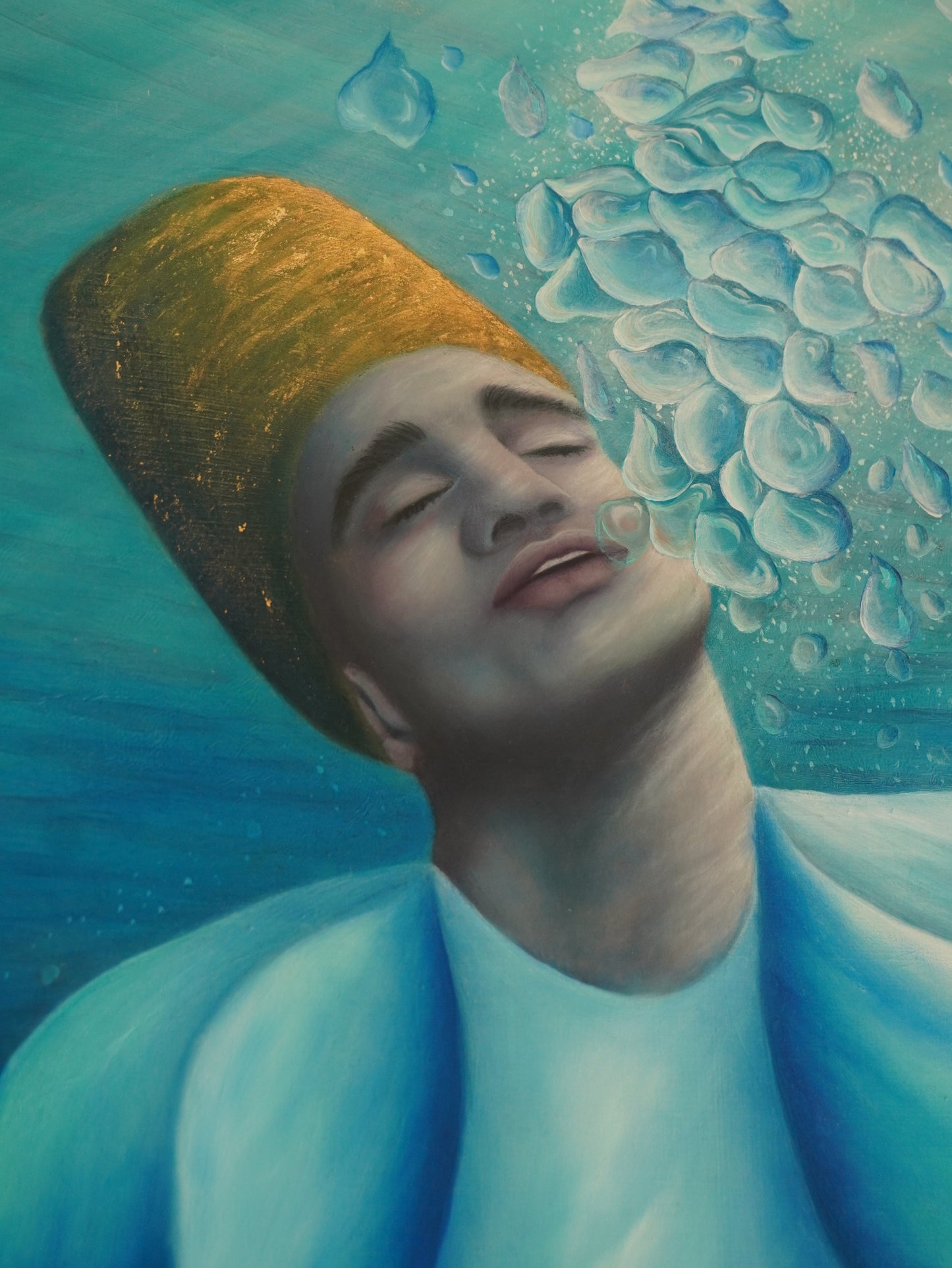 "Ocean's Surrender" ORIGINAL OIL PAINTING on stretched Canvas 240 x 155 x 5cm | Giclee Prints available