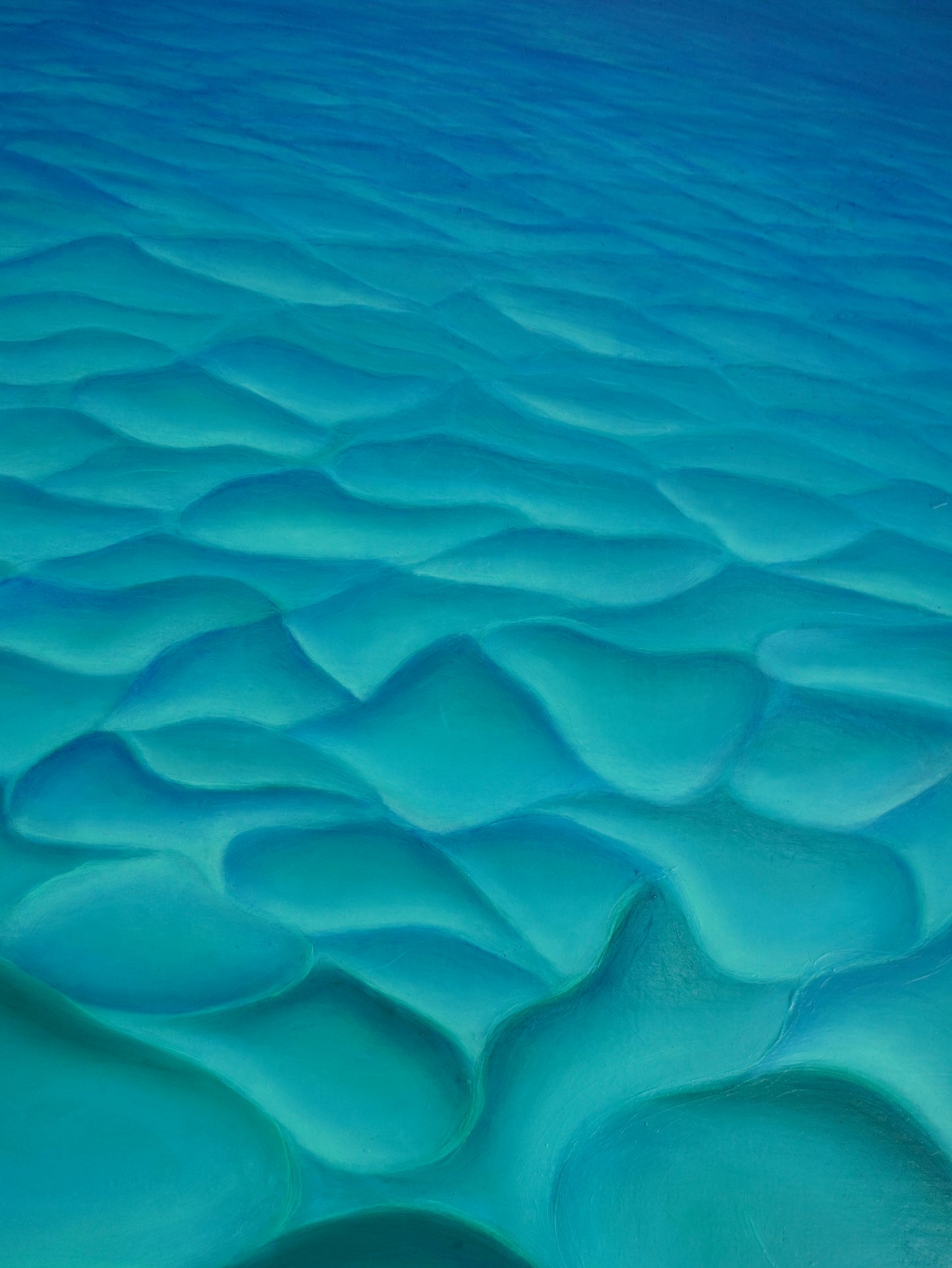 "Ocean's Surrender" ORIGINAL OIL PAINTING on stretched Canvas 240 x 155 x 5cm | Giclee Prints available