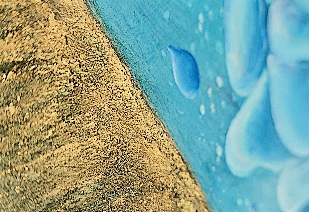 Ocean's Surrender Print Option | Hand Finished