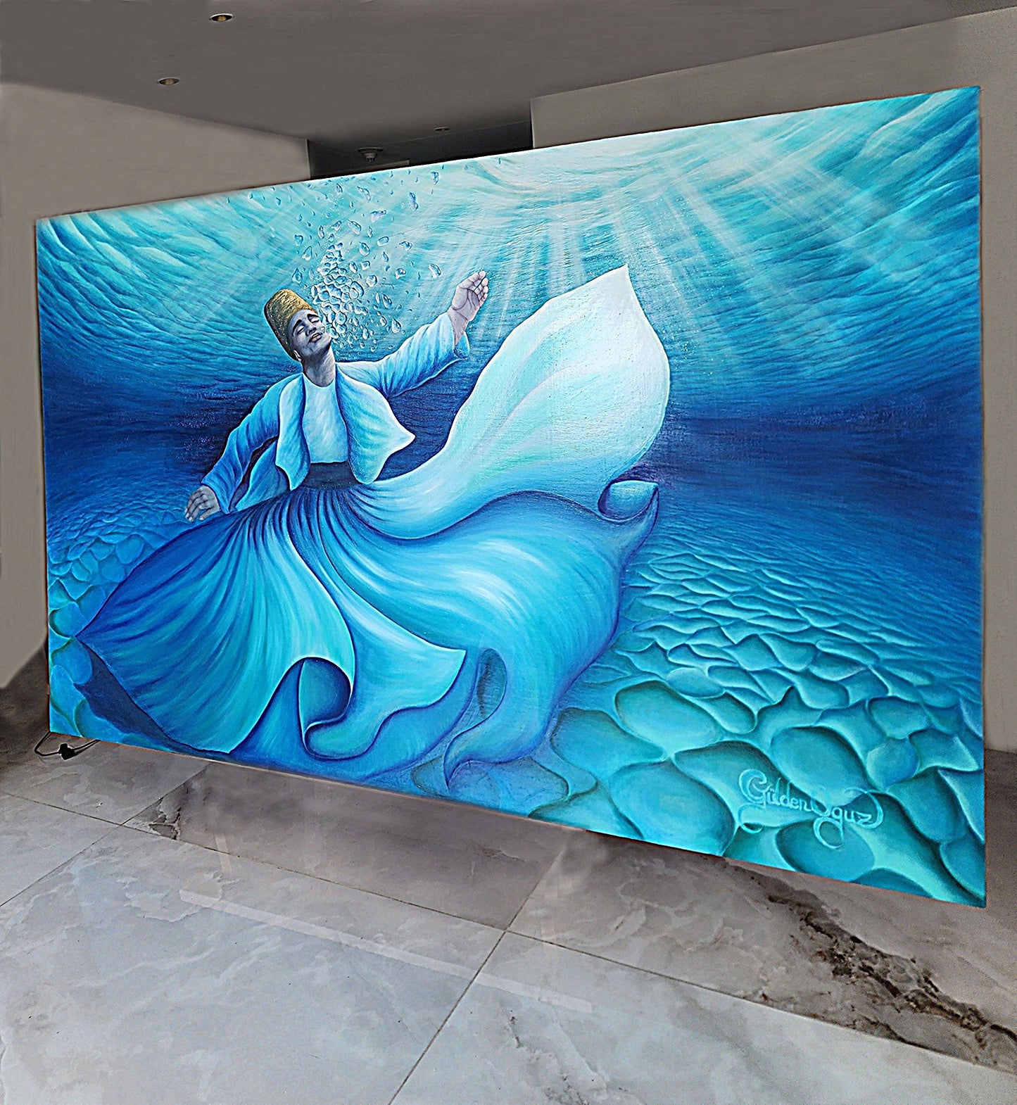 Ocean's Surrender Print Option | Hand Finished