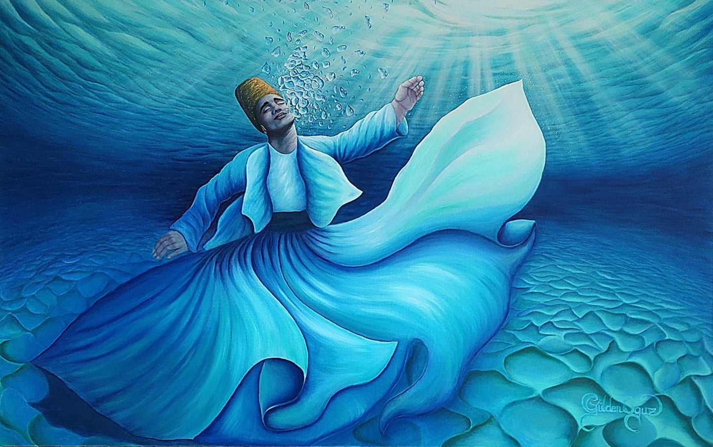 Ocean's Surrender Print Option | Hand Finished