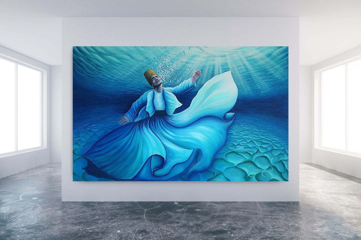 Ocean's Surrender Print Option | Hand Finished