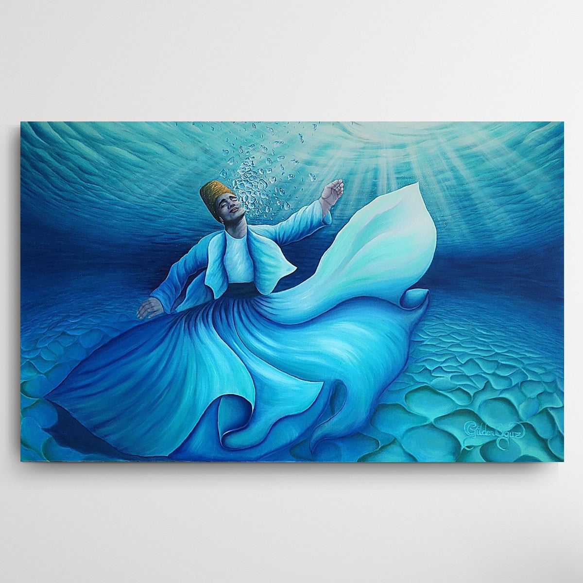Ocean's Surrender Print Option | Hand Finished